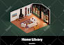 do interior design for private home office, library