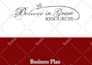 create  business plan for startups with financials, nonprofit and grants