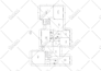 draw your architectural floor plan in auto cad 2d