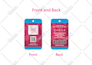 do clothing label socks label hang tag and price tag design