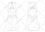 make a fashion technical flat drawing within 6 hours