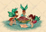 create magical children book illustrations