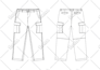 make a fashion technical flat drawing within 6 hours