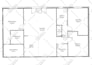 draw an architectural 2d floor plan, home plan, house plan, autocad 2d drawings
