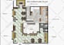 design a 3d model, interior decor for coffee shop, café, restaurant, hotel