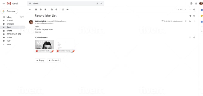 Send You Email List For Music Industry Managers By Bazma9