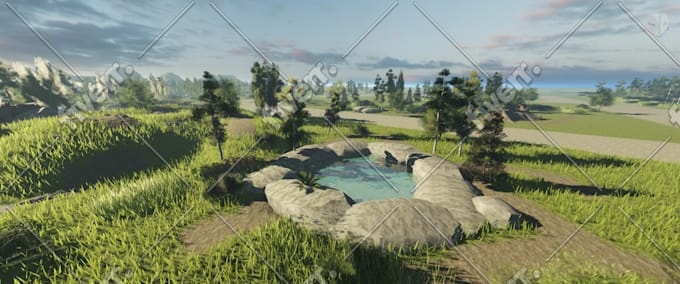 Create a realistic roblox terrain map