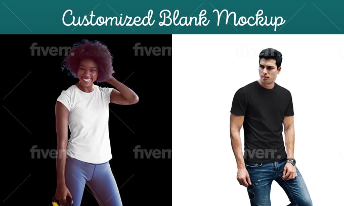 Download Do Custom T Shirt Design And Model Mockups For Teespring By Social Beee Fiverr