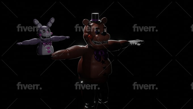 Five Nights at Freddy's Animatronics 3D modeling Animation Blender,  Animation, png