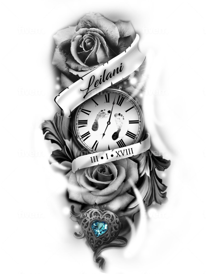 Draw A Realistic Tattoo Design By Plotnikkkova - Realistic Tattoo Skull  Drawings Png,Tattoo Designs Png - free transparent png images - pngaaa.com