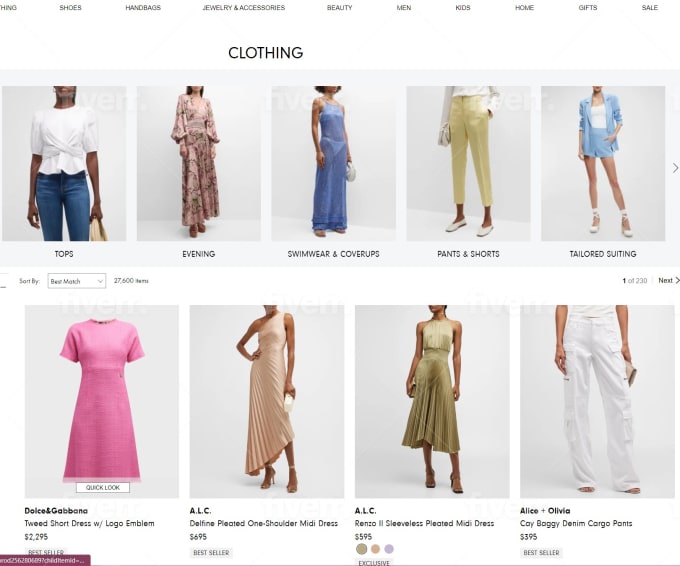 Do beauty store website luxury clothing store ecommerce shopify