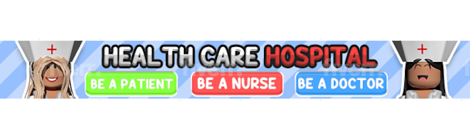 Make You A Hq Roblox Gfx For Your Game Or Group Icon By Annie9007 Fiverr - roblox general hospital what do nurses do