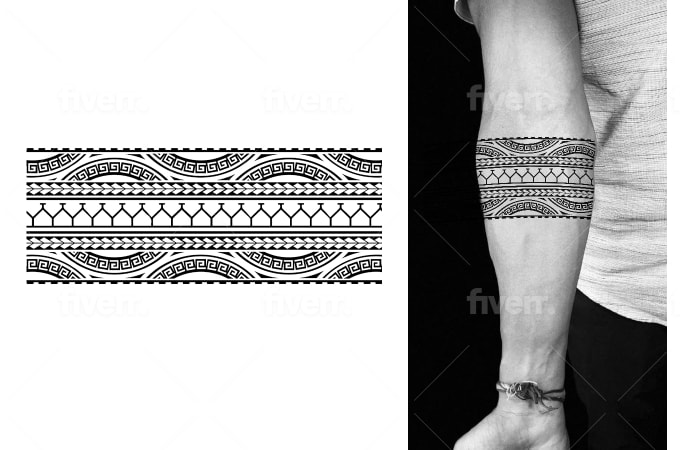 Design your polynesian tribal tattoo by Artistasl | Fiverr