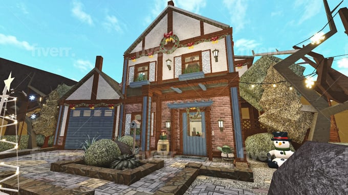 Build roblox bloxburg house or mansion quickly by Noorfatima353