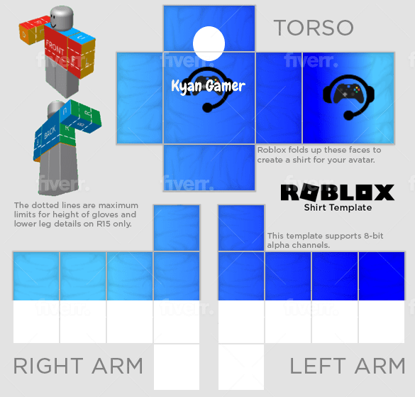 Create your own roblox shirt for 5 robux by Rifl301