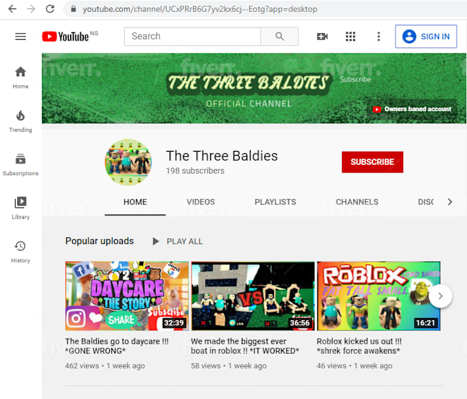 Give You A Youtube Shoutout To Over 2million Subscribers By James Expart - a shout out to the creator of roblox youtube