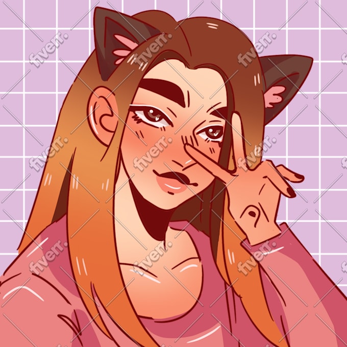 Draw An Aesthetic Anime Profile Picture By Bvenski Fiverr Cute and aesthetic cartoon profile pictures. draw an aesthetic anime profile picture
