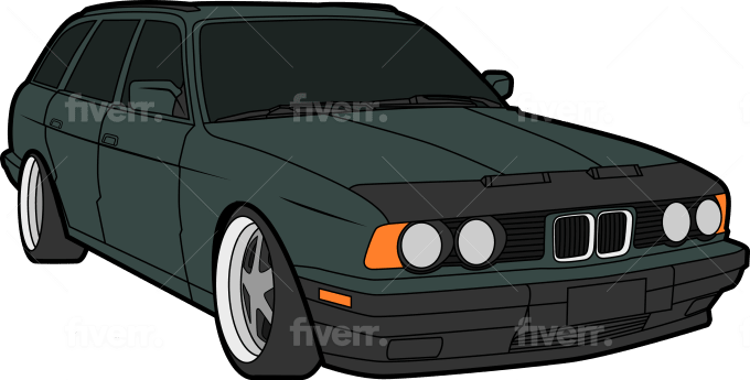 Draw Vector Illustration Of Your Car Or Vehicle By Lukman88