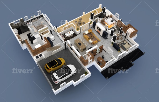 Design A Professional 3d Floor Plan By Mohamedayman97