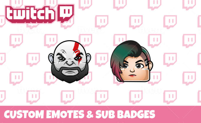 Cute Chibi Twitch discord Emotes for Streamer by priambodoagung on