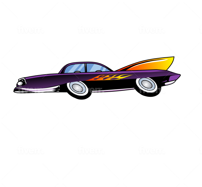 Draw Awesome Illustration Vector Car Or Any Vehicle In 24 Hours By Ncang