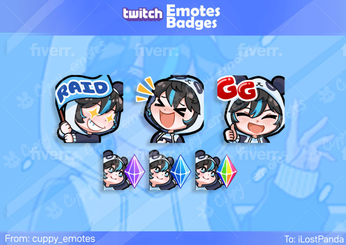 The Cuphead Show Season 2 10 Emotes Badges for Twitch 