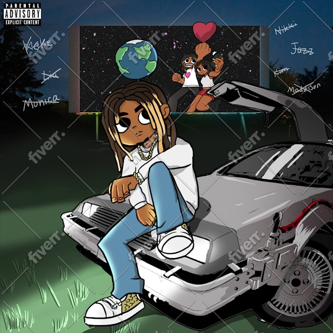 Make You A Custom Animated Album Or Mixtape Cover By Screeperarun