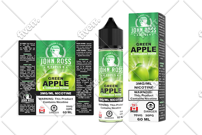 Design your unique eliquid label for your ejuice bottle by ...