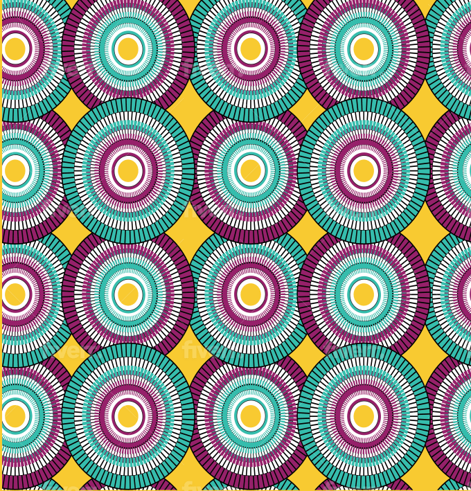 Design beautiful seamless african pattern textile print