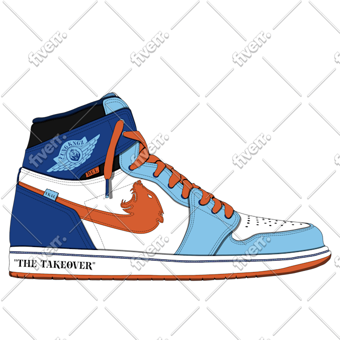 custom air jordan 1 sneaker design 