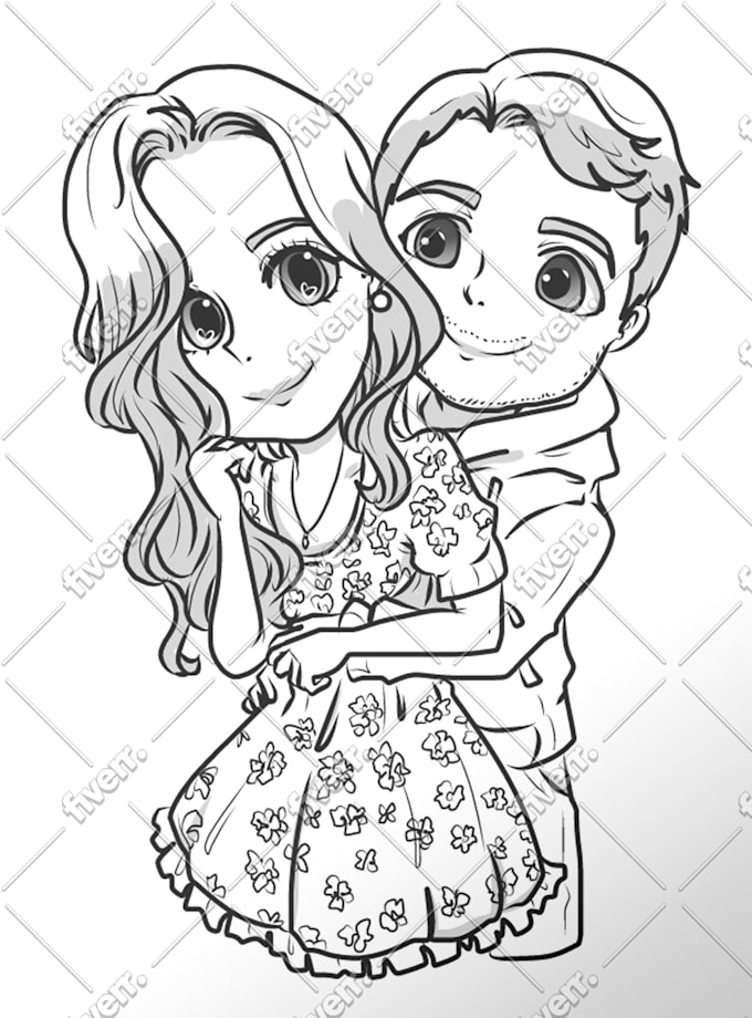 Draw You As A Cutest Chibi Couple By Limesantillan93