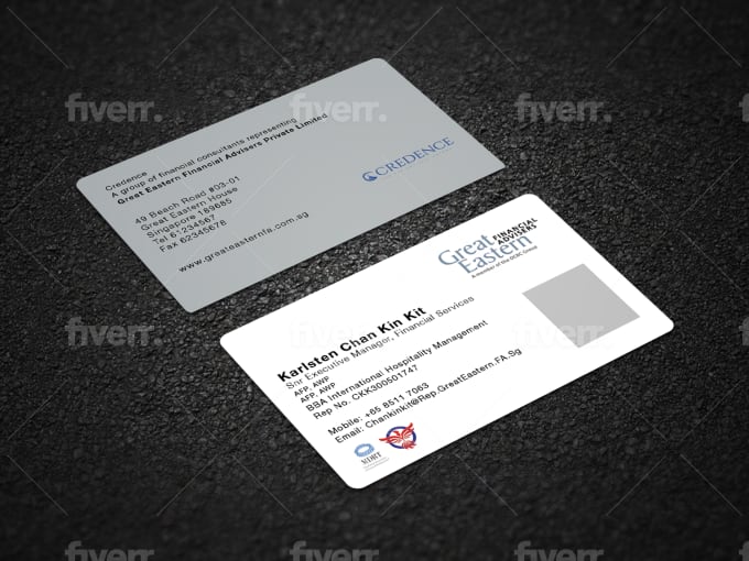 Design Awesome Name Card By Dinamree
