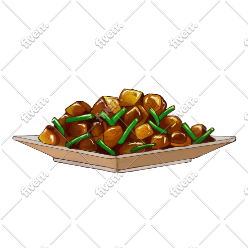 Draw Any Food Illustration You Want By Nunziwaa Fiverr