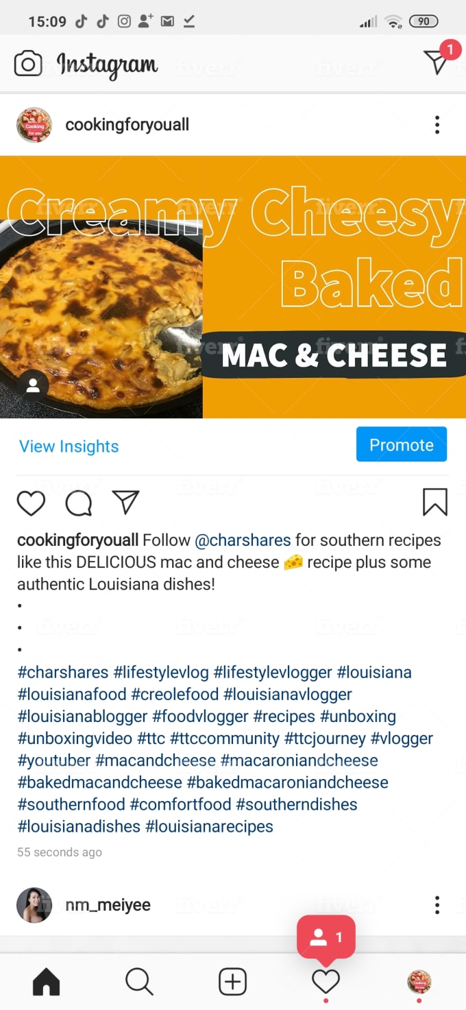 Give Promotion Shoutout On k Food And Cooking Instagram Page By Instamark Give Promotion Shoutout On k Food And Cooking Instagram Page By Instamark