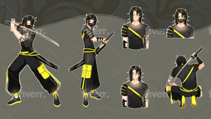 Make anime character design sheet - Image 7