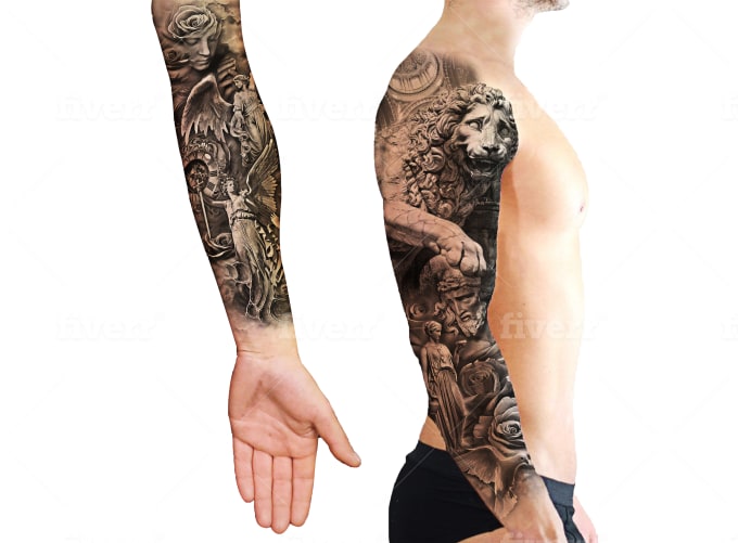 INKFINGERS CUSTOM TATTOO STUDIO  Ornamental nature themed sleeve in  progress done by Junior Tattoo Artist  Thanks to the customer  Facebook