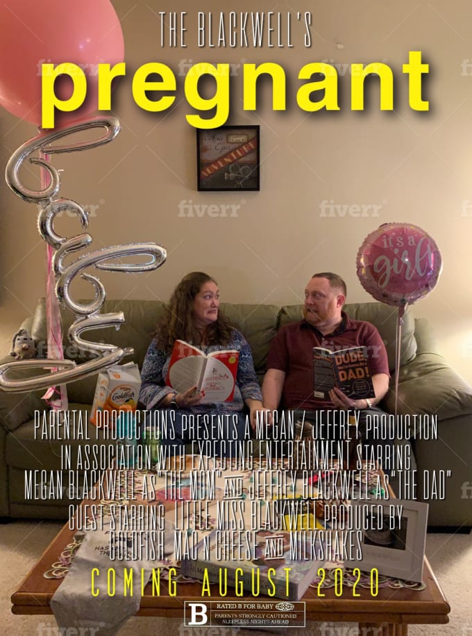 Download Make A Personalized Movie Poster Pregnancy Announcement By Laynpresets Fiverr