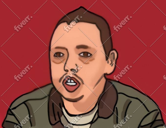 Change your photo to cartoon style portrait by Ayoubvw7 | Fiverr