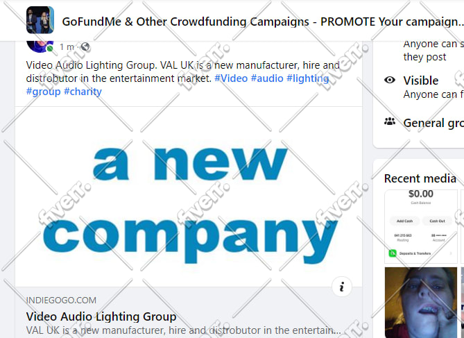 Help You Promote Any Gofundme Kickstarter Indiegogo Crowdfunding Campaign By Gofund Fiverr