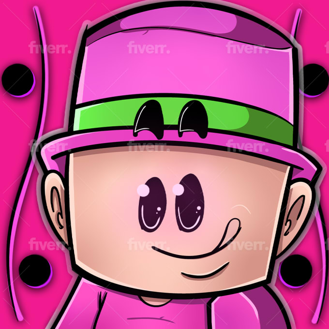 Make you a roblox cartoon , twitch logo by Skilledscripter