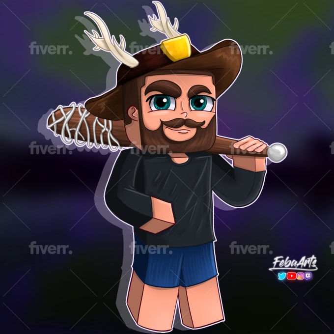 Turn your minecraft or roblox skin into an incredible avatar by