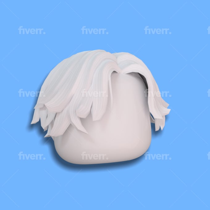 White Swept Hair - Roblox  Hair, Roblox, Create avatar free