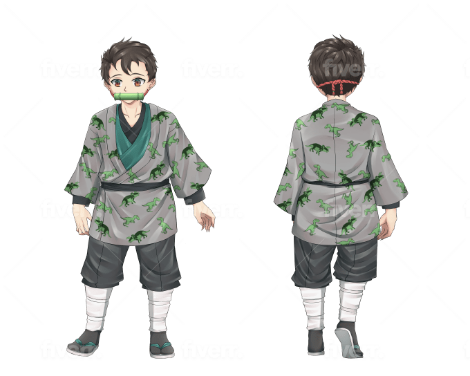 Draw Your Kimetsu No Yaiba Or Demon Slayers Character By Restra25 Fiverr