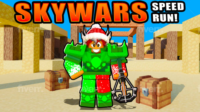 Make you a professional roblox bedwars thumbnail by Jc6666