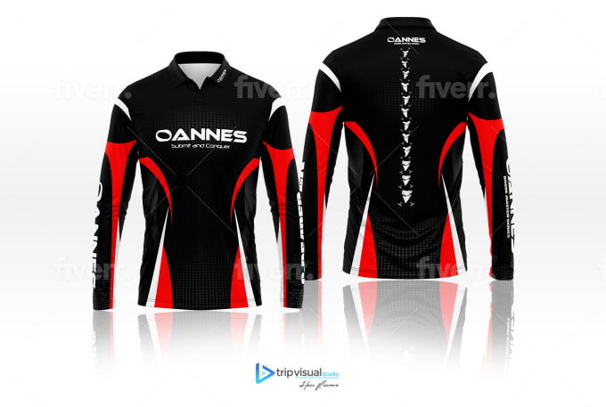 Create a fishing jersey design for a sublimation print by Netheri