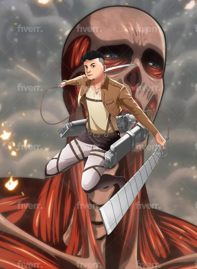 Draw you in anime attack on titan style by Katsuhito | Fiverr Draw you in anime attack on titan style by Katsuhito | Fiverr