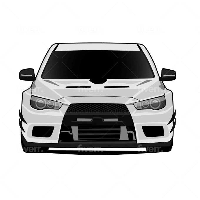 Draw Vector Illustration Of Your Car By Ronysn