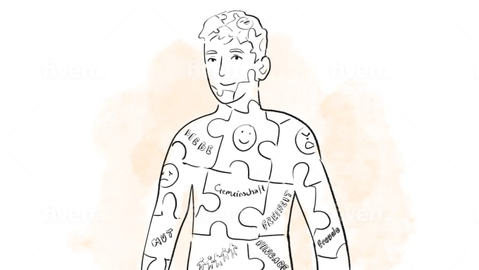 Illustrate anything for you using line art - Image 8