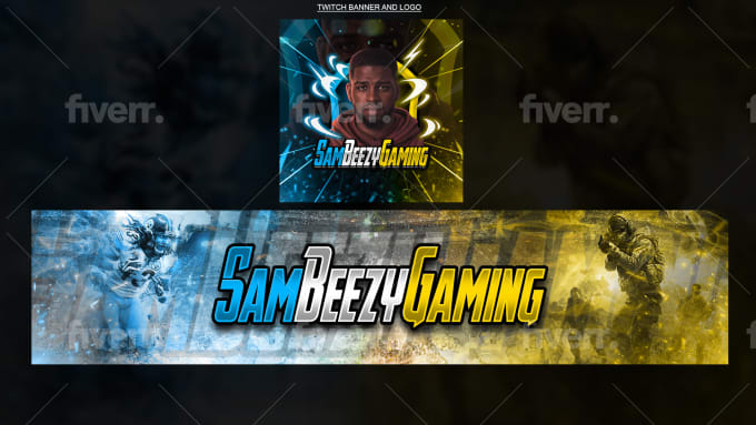 Design twitch banner and logo,  banner, gaming banner by Amzg_art