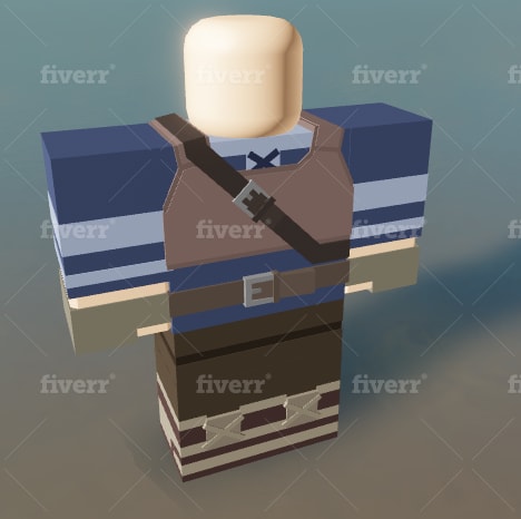 Create 3d Clothes Or Armor Models For Your Roblox Game By Maximgeld Fiverr - roblox armor shirt